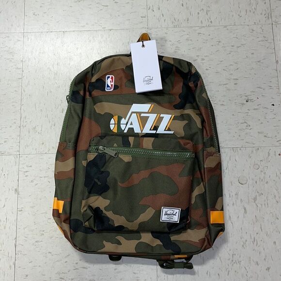 New Utah Jazz 15” Backpack Herschel camouflage camo NBA Logo Officially Licensed - Picture 1 of 4